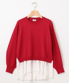 組曲 ストレッチクリアドッキング ニットプルオーバー