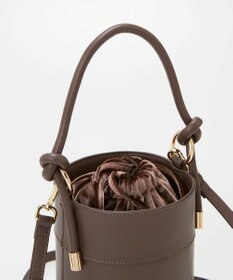 TOPKAPI 【TREASURE TOPKAPI】フェイクレザー バケツ 巾着 ショルダー バッグ