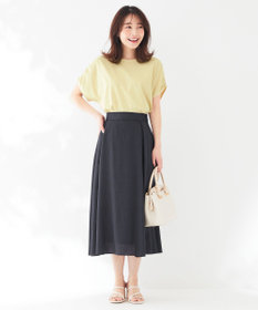 ANY SIS 【洗える】エアリーストライプ スカート