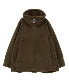 earth music&ecology ボアZIPブルゾン