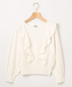 組曲 【洗える】Elenaラッフル ニット