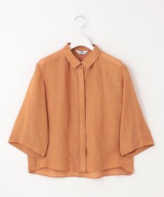 J.PRESS LADIES 【洗える】シアーリネン ブラウス