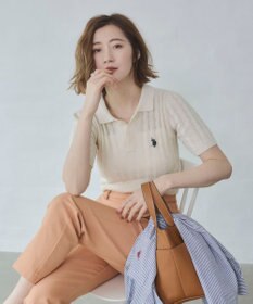 WEGO 別注USPOLO　ケーブルニットポロ