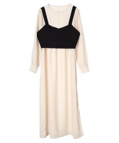 Green Parks Ｂ．ＳＥＴ２点ニットジレ＋ワンピース