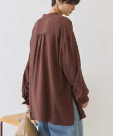 AMERICAN HOLIC 楊柳バンドカラーシャツ