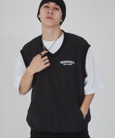 WEGO ナイロンVネックベスト