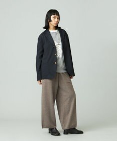 J.PRESS YORK STREET 【WOMEN】ANTI PILLING WOOL ニットワイドパンツ