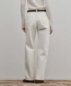 GRACE CONTINENTAL ワイドストレートホワイトデニム