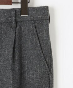 JOSEPH ABBOUD 【キングサイズ・軽量/ストレッチ/尾州産ジャージー素材】ウールミルドジャージータック パンツ