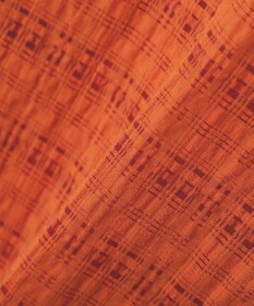 Green Parks シアーチェック７分袖シャツ