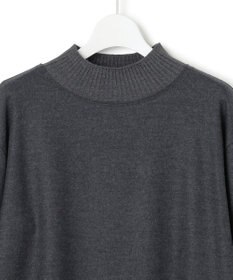 23区 S 【洗える】ウールミルドジャージー リブデザイン カットソー