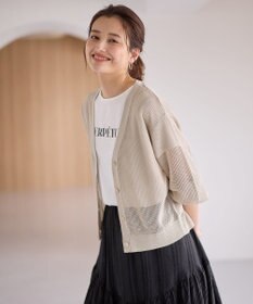ANY メッシュカーディガン