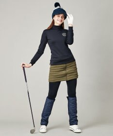 23区GOLF 【WOMEN】【洗える】ナイロンタフタファイバーボール リバーシブル 防寒 スカート