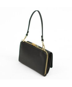 UNBILLION カシュカシュ cachecache / WEB限定カラーコンビウォレットショルダーバッグ