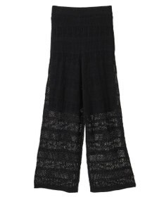 AMERICAN HOLIC レース編みニットパンツ