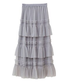 Green Parks ・ＥＬＥＮＣＡＲＥ　ＤＵＥチュールフリルティアードスカー