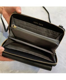 UNBILLION カシュカシュ cachecache / WEB限定カラーコンビウォレットショルダーバッグ