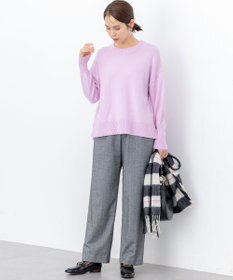 組曲 L 【加藤ローサさん着用】ツイル起毛ストレート パンツ