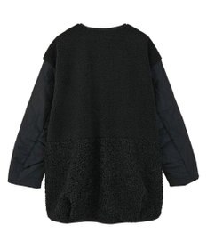 earth music&ecology ボアキルトミドルコート