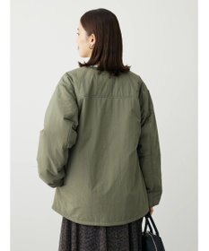 Green Parks ライト中わたノーカラーブルゾン