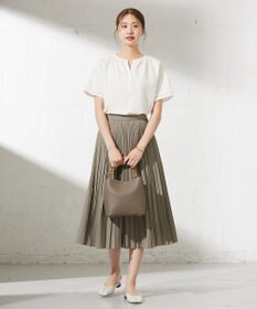 J.PRESS LADIES 【洗える】50Sブロード プリーツ スカート