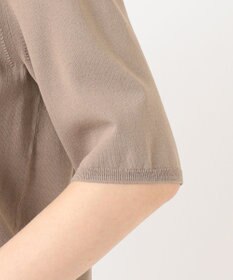 J.PRESS LADIES 【洗える】シャインバックキュプラ ニット