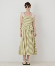 GRACE CONTINENTAL ストライプキャミソール