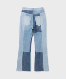 GRACE CONTINENTAL パッチワークデニムパンツ