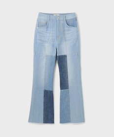 GRACE CONTINENTAL パッチワークデニムパンツ
