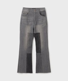 GRACE CONTINENTAL パッチワークデニムパンツ