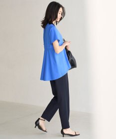 UNFILO L BEAUTY FORM-T バックフレアTシャツ