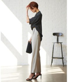 ICB 【洗える】 サマーウールトロ ストレートパンツ