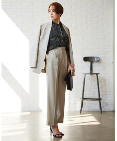 ICB 【洗える】 サマーウールトロ ストレートパンツ