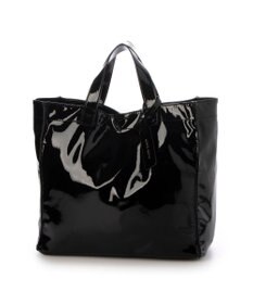 UNBILLION カシュカシュ cachecache / ソフトエナメルスクエア手提げトート