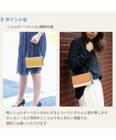 UNBILLION カシュカシュ cachecache / WEB限定カラーコンビウォレットショルダーバッグ