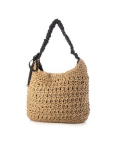 UNBILLION カシュカシュ cachecache / ドロストギャザーハンドル柄編2wayトート