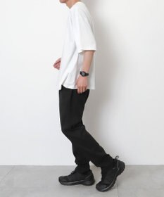 WEGO 【接触冷感/吸水速乾/ストレッチ/ウエスト紐/らくらくのびる/MLサイズ展開】カルゼレギンスアンクルパンツ