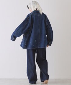 AMERICAN HOLIC ペイントデニムカバーオールジャケット