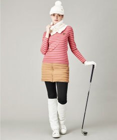 23区GOLF 【WOMEN】【洗える】ナイロンタフタファイバーボール リバーシブル 防寒 スカート