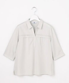 J.PRESS LADIES L 【シーンレスに活躍】スキッパーシャツジャージー カットソー