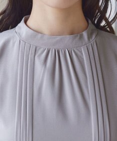 Tiaclasse 【洗える】ハイネックピンタックワンピース