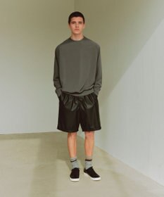 UNFILO MENS レザーライク ショートパンツ [24年春夏商品]