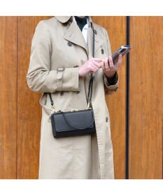 UNBILLION カシュカシュ cachecache / WEB限定カラーコンビウォレットショルダーバッグ