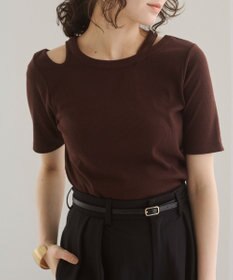 WEGO 【ANGIE VINTAGE】アシンメトリーカットアウトトップス
