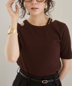 WEGO 【ANGIE VINTAGE】アシンメトリーカットアウトトップス