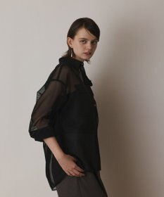 GRACE CONTINENTAL メッシュオーバーシャツ