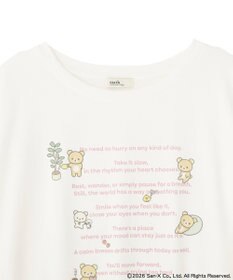 earth music&ecology 【予約】リラックマ×earth ブラウジングロンT