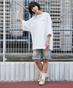 WEGO 【ユニセックス着用ITEM】ストレートロゴプリントT（SS）