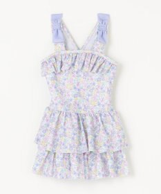 ANY KIDS 総柄 フリル ワンピース 水着