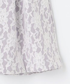 ANY KIDS 襟付きレースボンディングワンピース